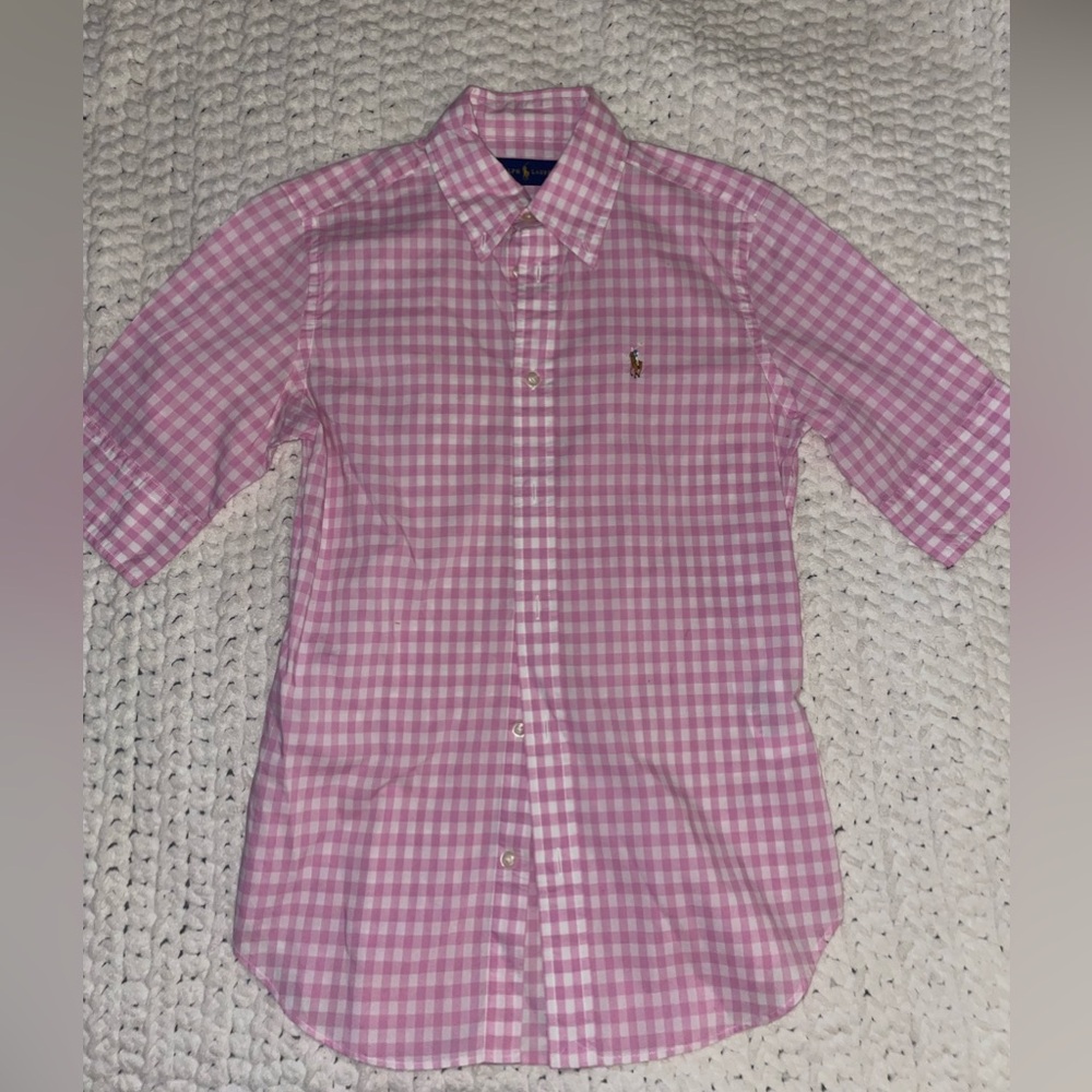 Ralph Lauren Pink & White Dress Shirt